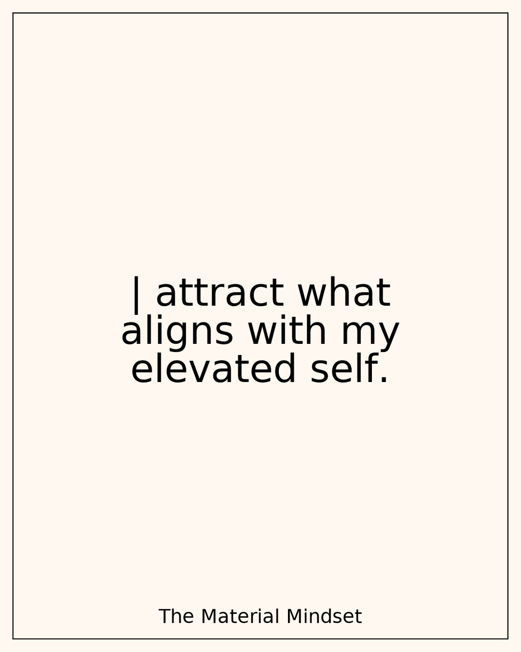 The Material Mindset Affirmation Deck (Digital Download)