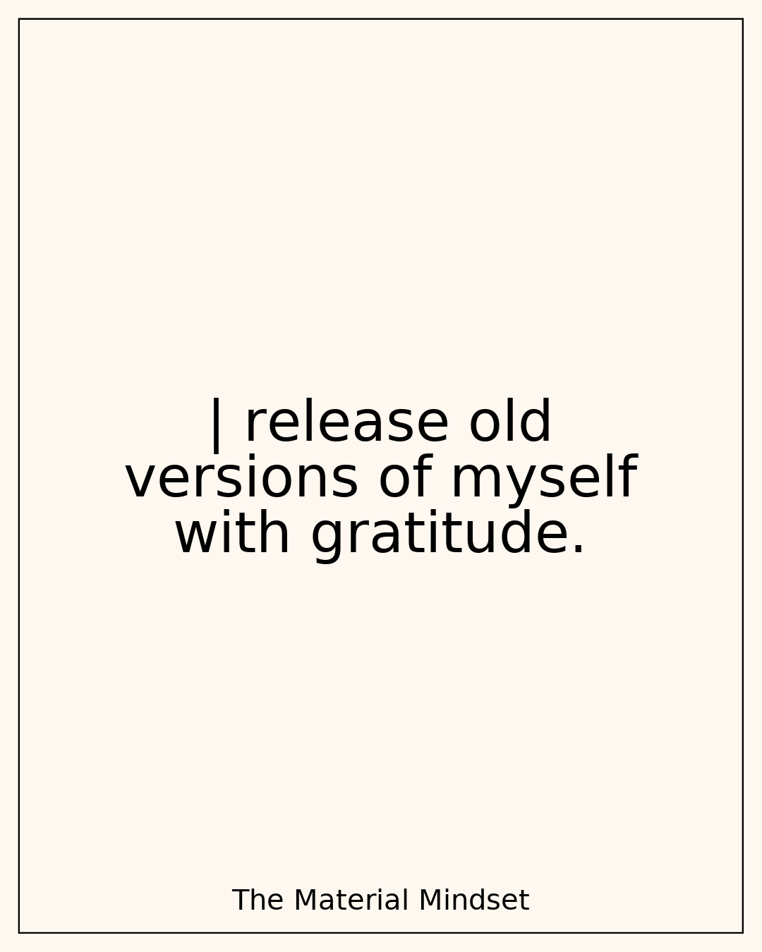 The Material Mindset Affirmation Deck (Digital Download)